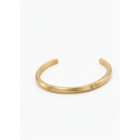 Minimalist Open-cuff Bangle Gold Bracelet