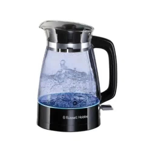 Russell Hobbs Electric Kettle Classic Glass - 1.7L - Black - 3000W