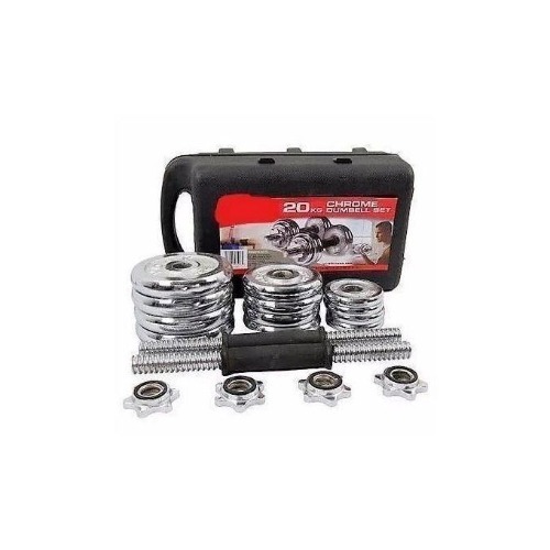 20kg Adjustable Dumbbell Set With Storage Case – Home Gym Weights Kit