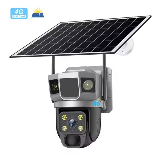 V380 Pro Aov Solar Powered Security Camera P2p Wireless 3mp Solar 4g ...