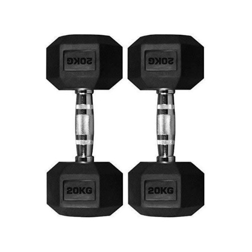 Hexagon Dumbbell Pair Of 20kg – Heavy-duty Fitness Weights