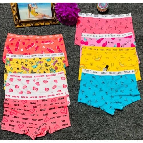 Kiss And Tell Cotton Flora Booty Short 8pcs