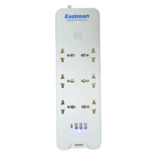Eastman Surge Protector Socket With Usb Ports