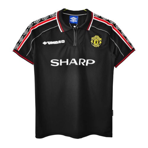 Umbro Manchester United Retro Black Jersey 1998/99 | Konga