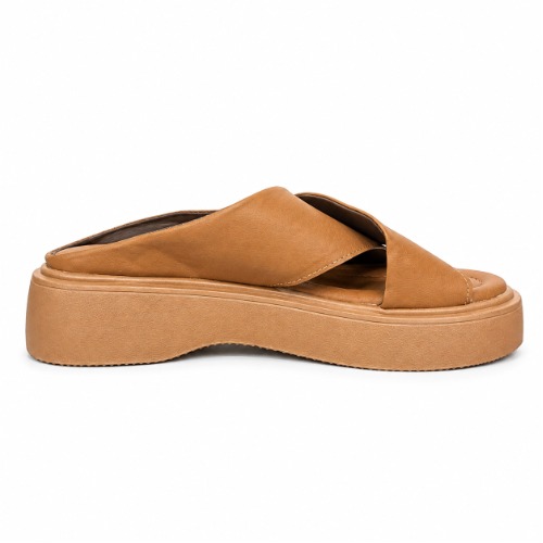 Women’s Chunky Platform Slip-on Sandals - Tan