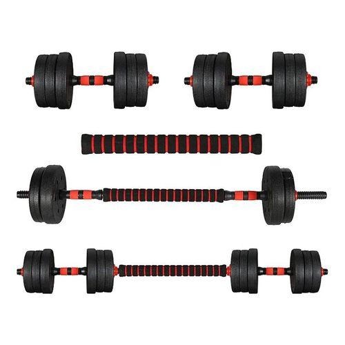 Dumbbell Set With Barbell Extensional - 2kg × 2 - 40kg