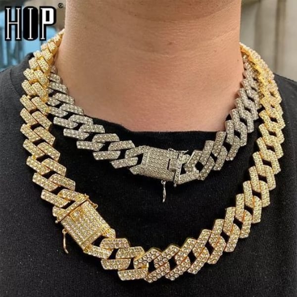 2 cuban shop link chains
