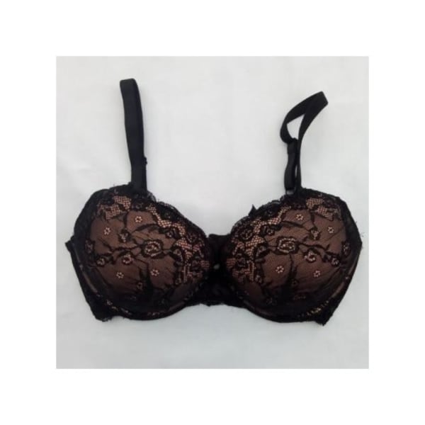 Fashion Front Ladies Push Up Bra - Black