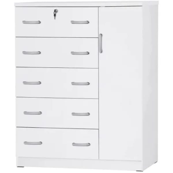 Decofurn white chest of drawers store