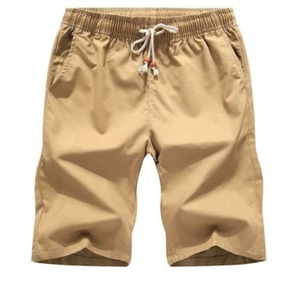 Men's Plain Grey Cotton Shorts