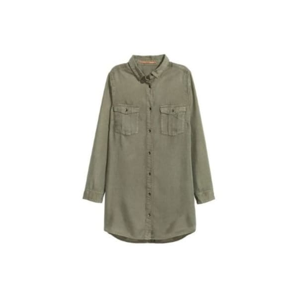 H and m long shirt sales