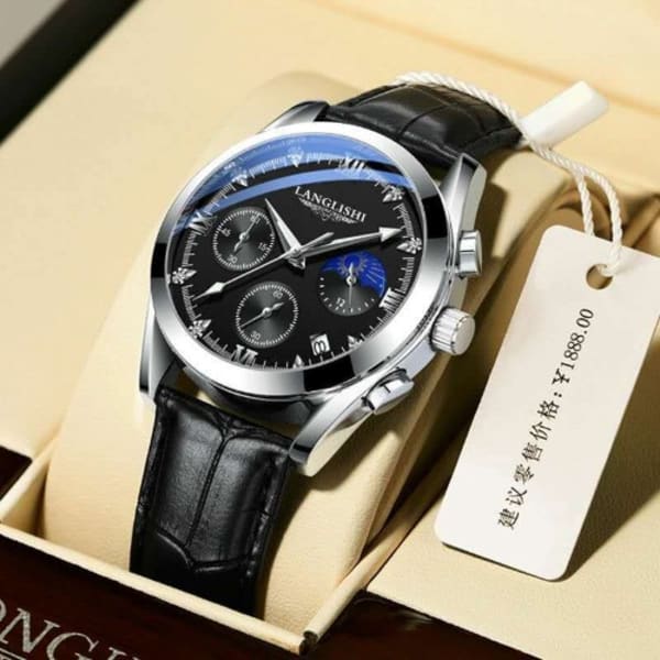 Gents leather watches top
