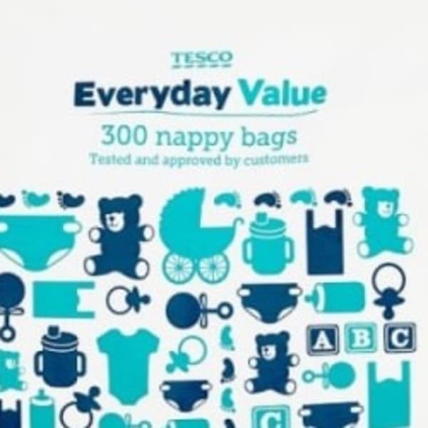 Tesco nappy bags 300 store