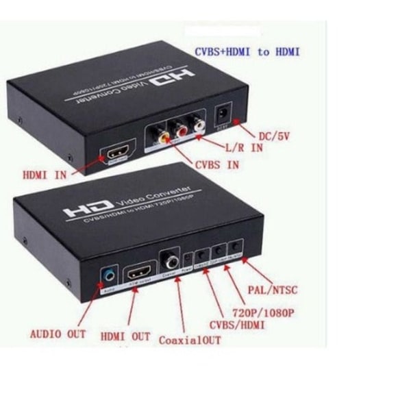 HDE Hdmi To Hdmi And Av Converter Scaler