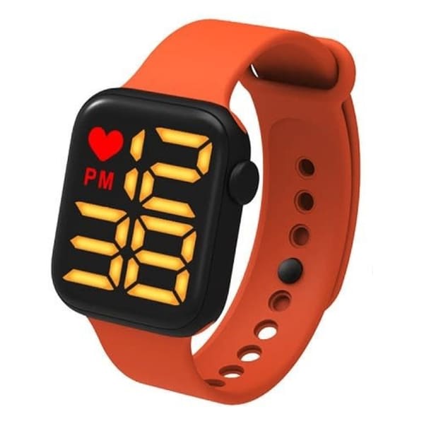 Unisex led shop digital watch