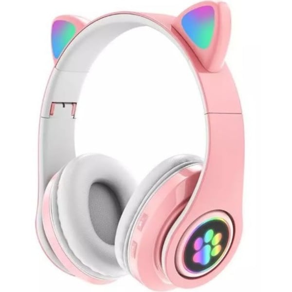 Cat Ears Wireless Bluetooth Headphones Pink Konga Online Shopping