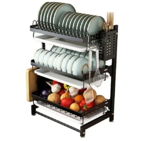 Virgorack 3 Tier Large Wall Mounted Dish Drainer