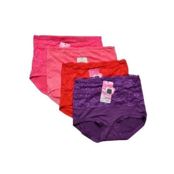 Cotton Underwear Pants For Ladies - 6 Pieces