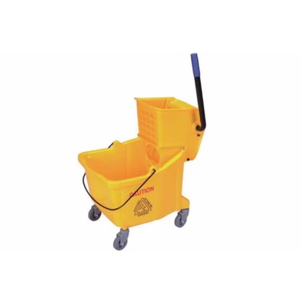 Plastic Single Mop Bucket Trolley With Side Press Wringer Konga