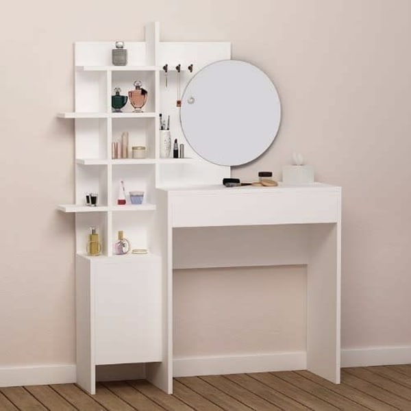 Admiral dressing table set with outlet mirror