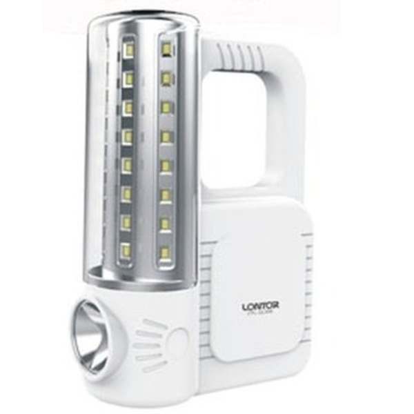 Lontor rechargeable outlet lamp with radio