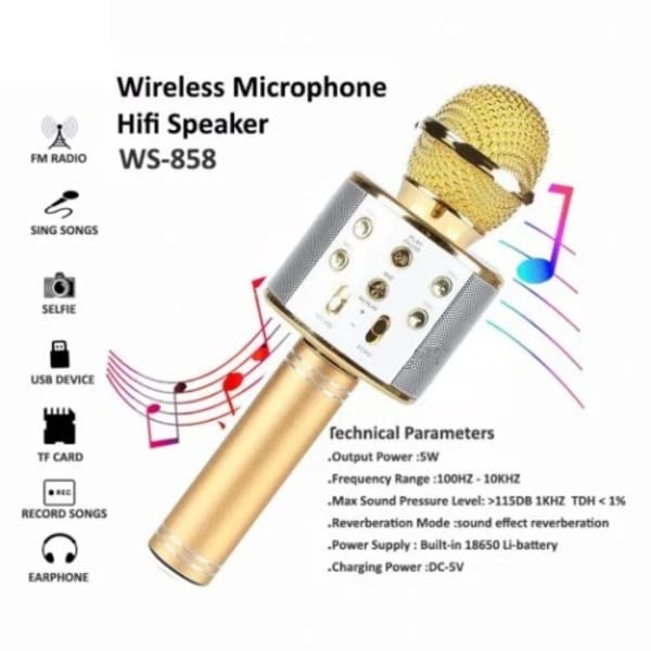 Ws 858 Wireless Microphone Konga Online Shopping