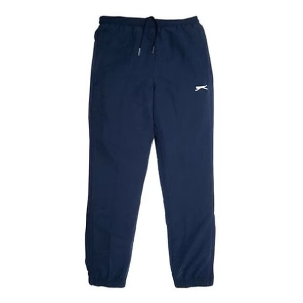 Slazenger Closed Hem Fleece Pants Boys 5 6 Years Navy Konga