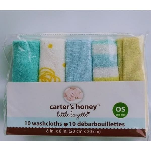 Carters washcloths 2025