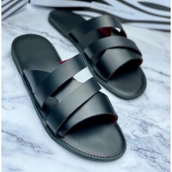 Latest palm slippers sales design for guys