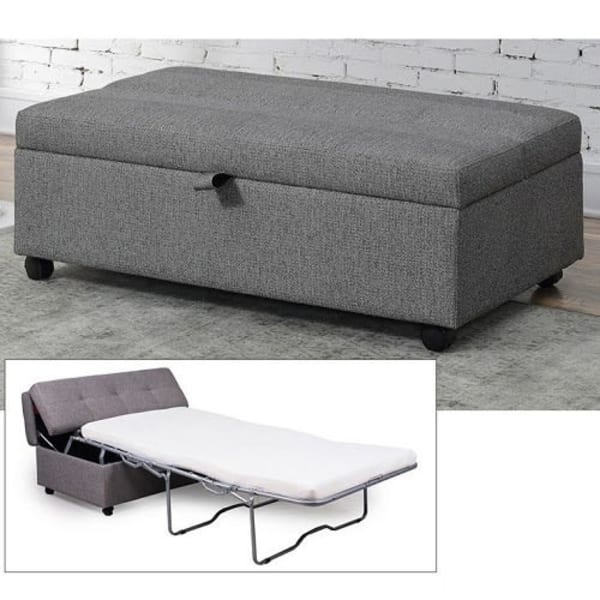 Convertible ottoman shop bed costco