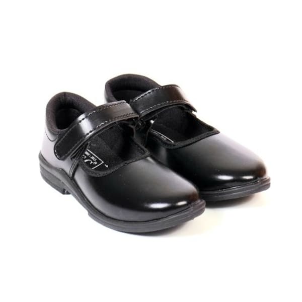 Lilley Girls Covered School Shoe Black Konga Online Shopping