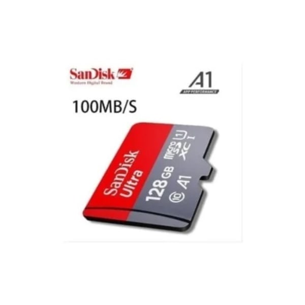 Memoria Micro SD SanDisk 128GB Ultra Clase10 100 MB/s – Doble
