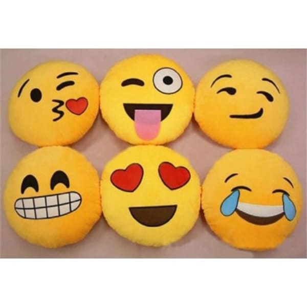 Emoji Shape Stuffed Pillow 6 Pieces Konga Online Shopping