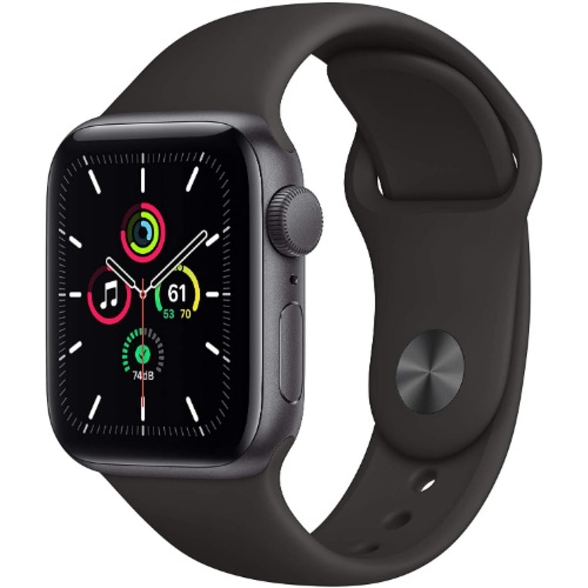 Apple iWatch Se - GPS - 40mm - Space Gray Aluminum Case With Black