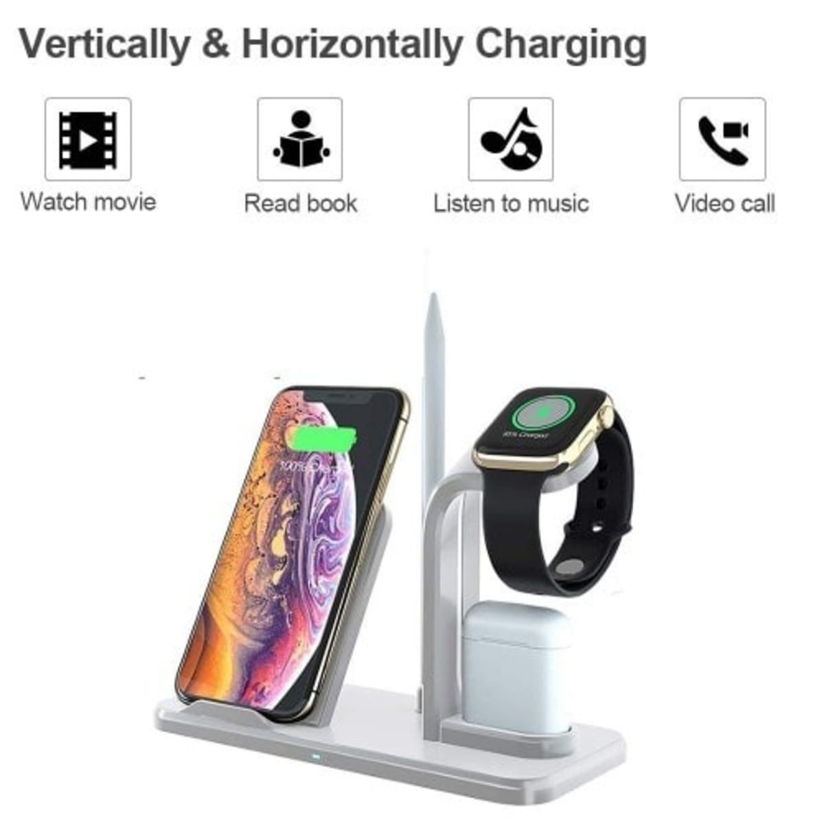Detachable 3 In 1 Wireless Charger 7.5W Konga Online Shopping