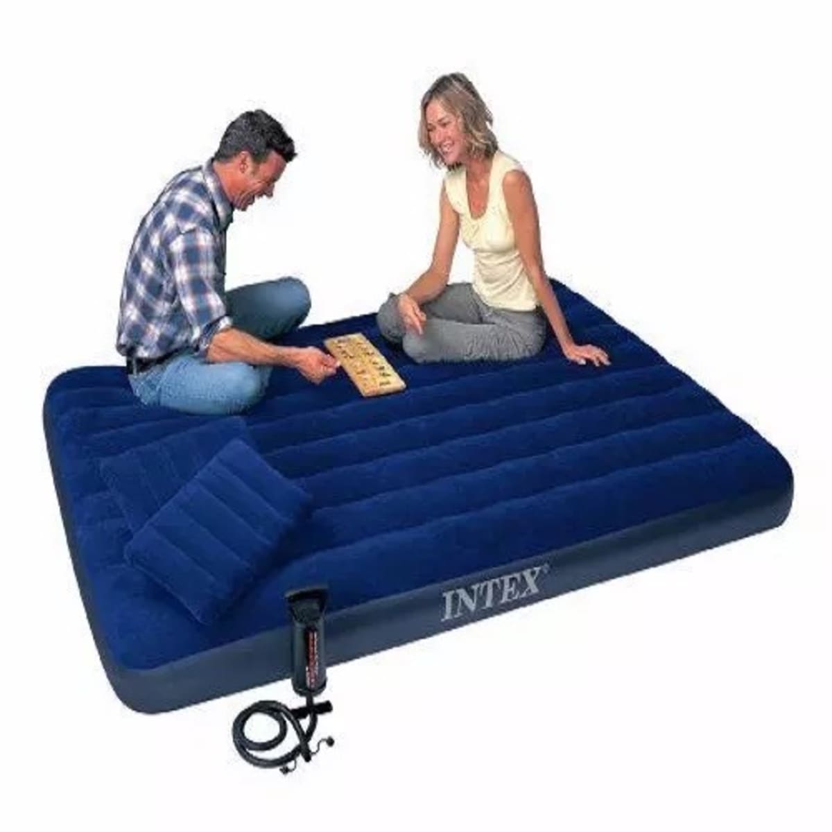 Intex Downy Inflatable Bed With Two Pillows Konga Online Shopping
