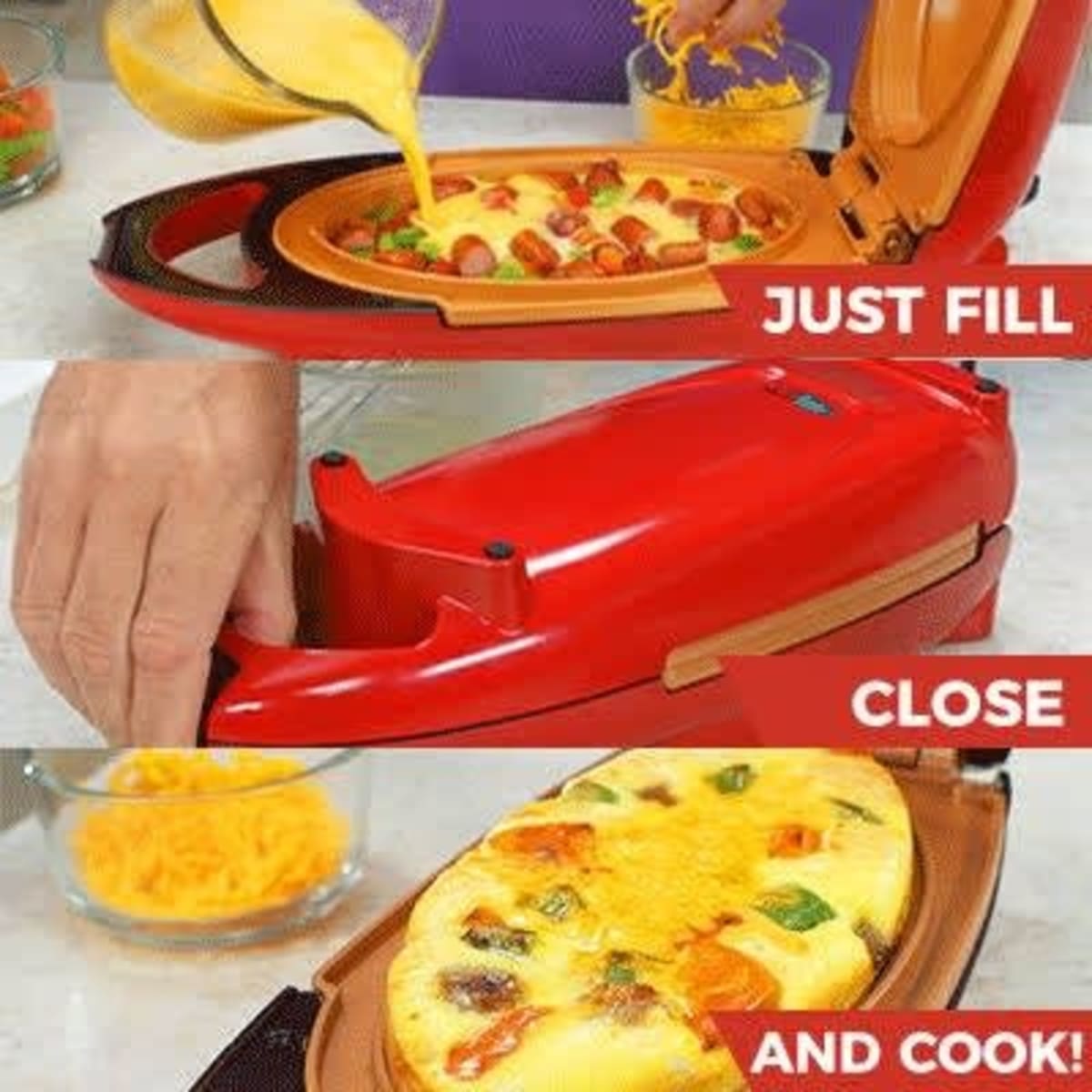 Red copper hot sale chef 5 minute