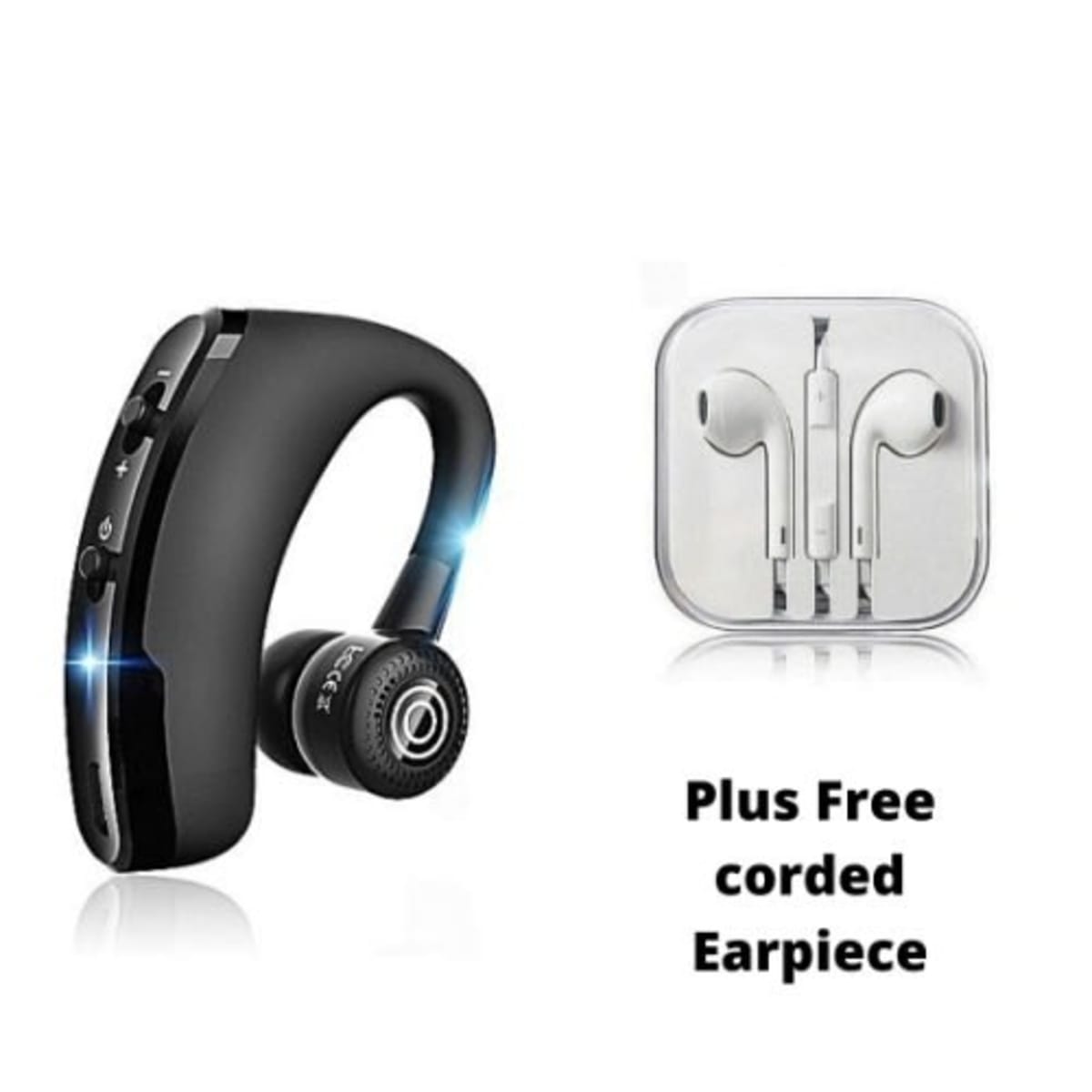 V9 Bluetooth Earpiece Free Corded Earpiece Konga Online Shopping