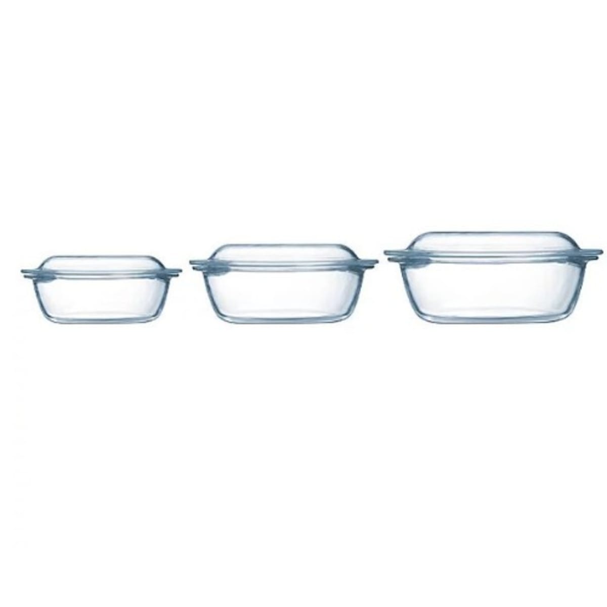 Pyrex Essentials 3 Piece Glass Casserole Set Konga Online Shopping