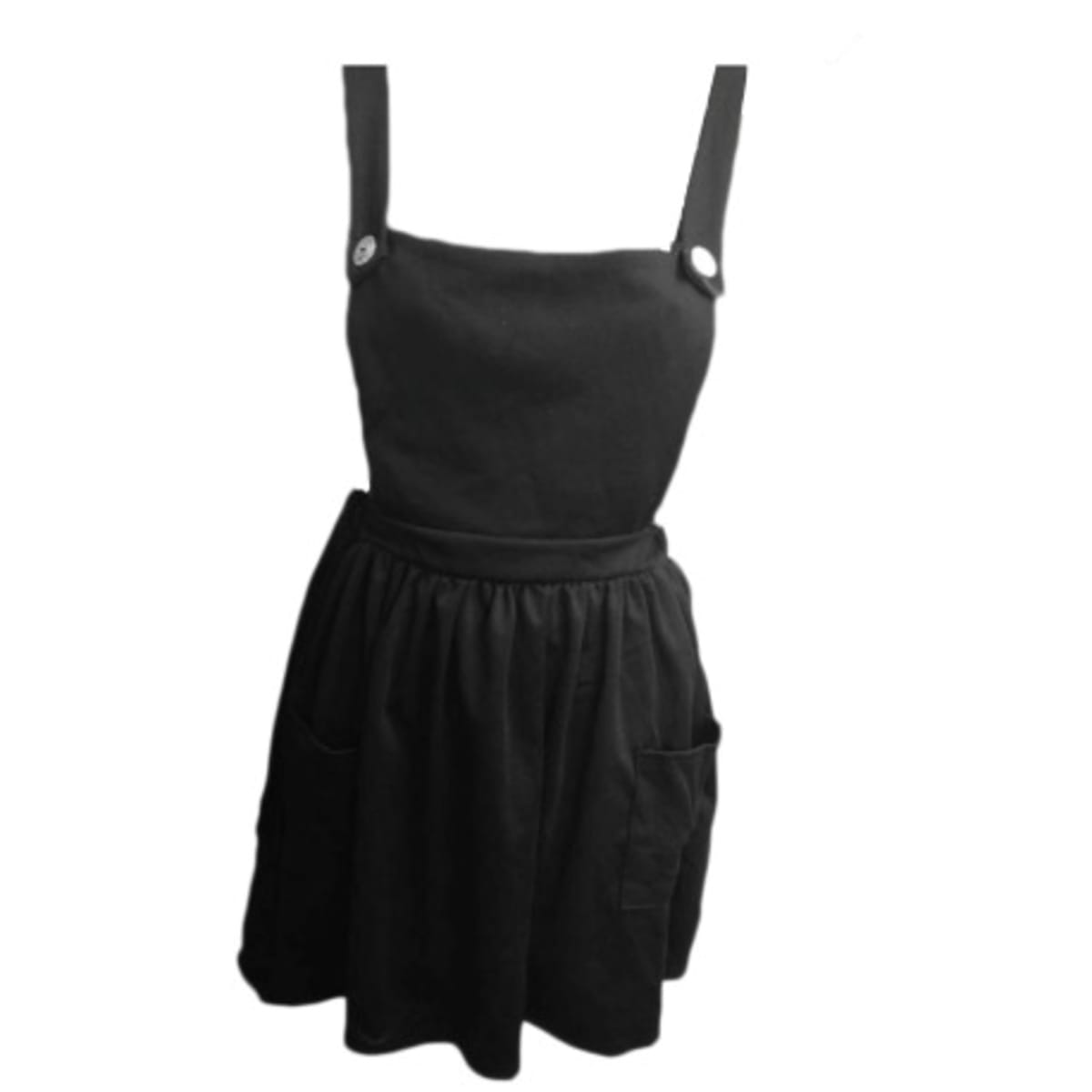 Ponte Pinafore Dress For Ladies Black
