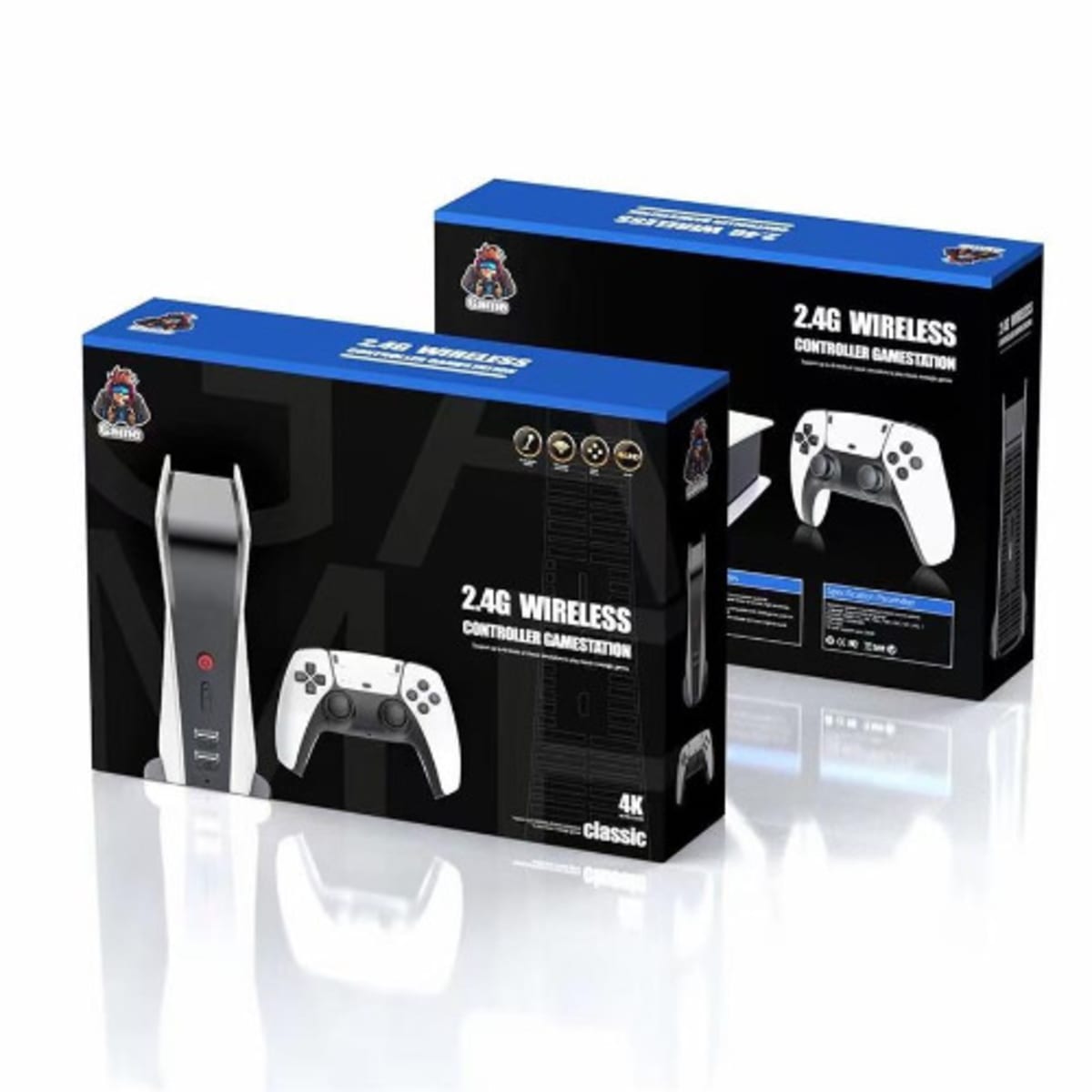 Game 2.4g Double Wireless Controller Game Stick 4k Hd Classic 64gb