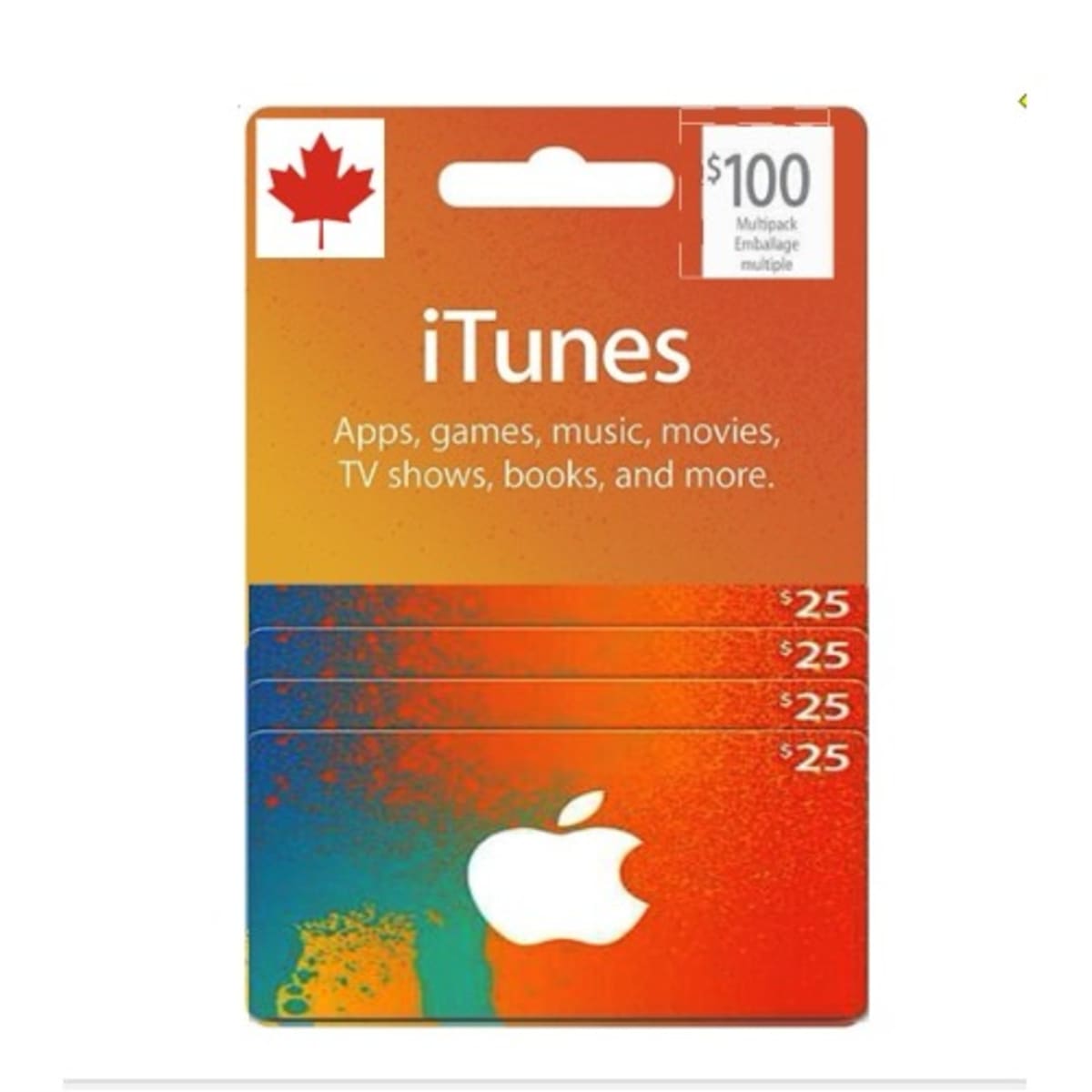 Apple+ITunes+Canada+Gift+Card+-+%2415 for sale online