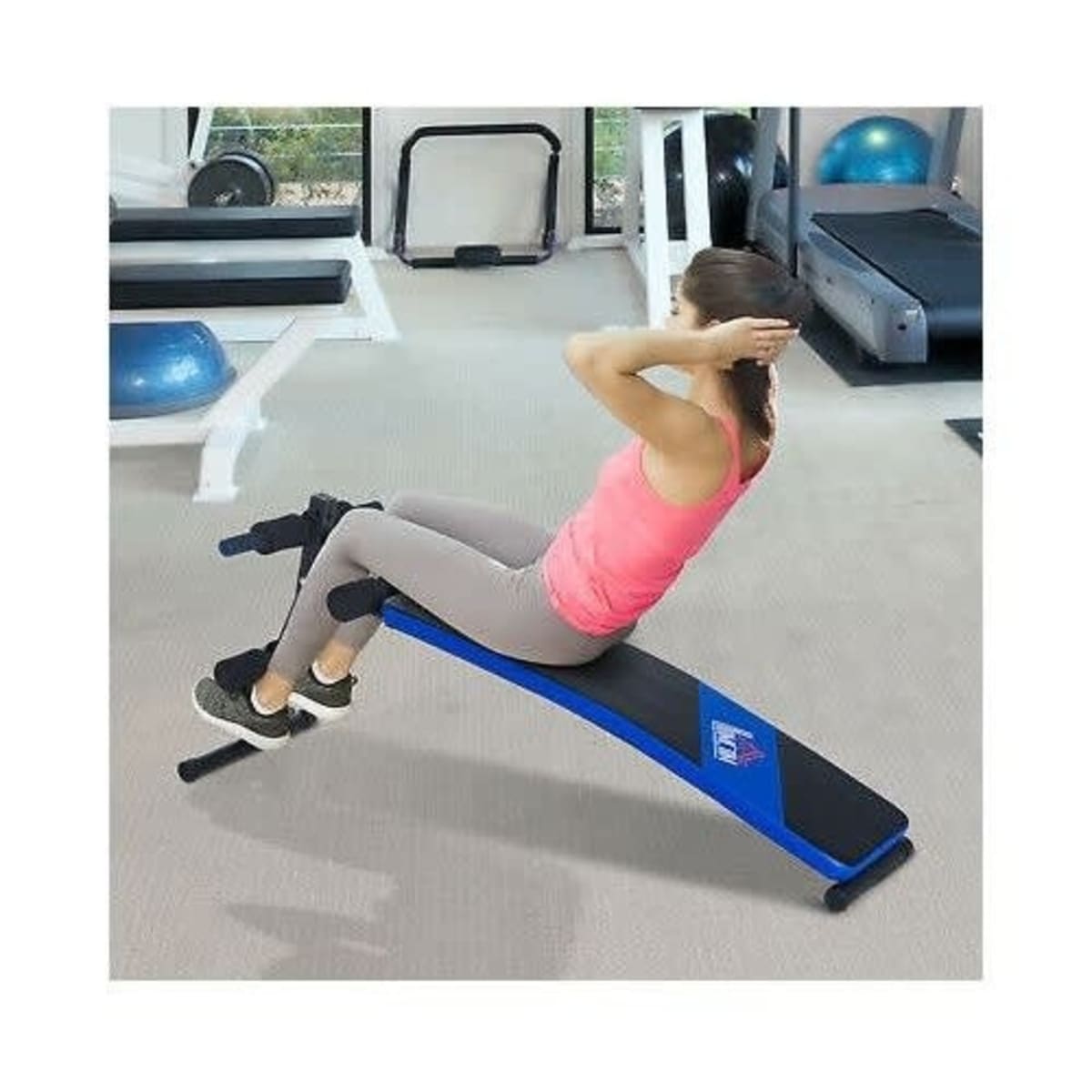Ab bench hotsell crunch pulls