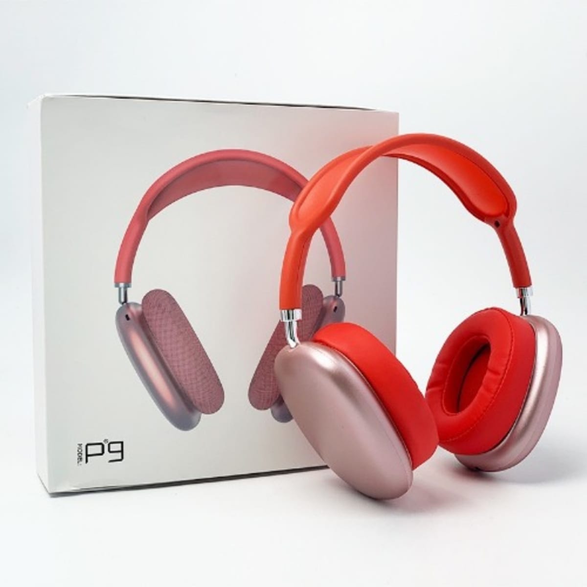 P9 Bluetooth Headset Wireless Headphones - Red