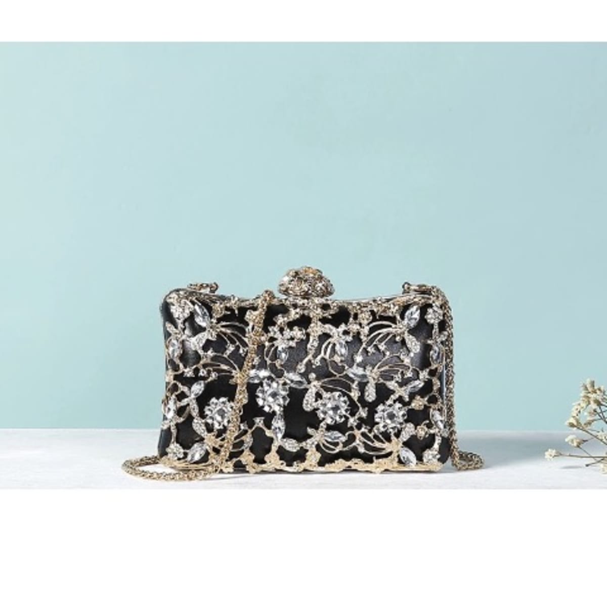 Floral Studded Unique Clutch Purse 4 Konga Online Shopping