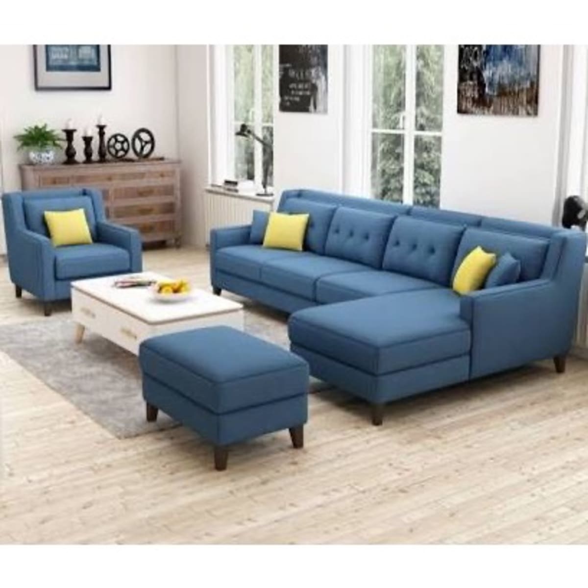 L shape online chair design