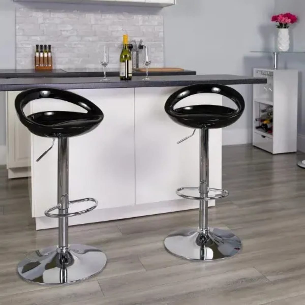 Plastic kitchen shop bar stools
