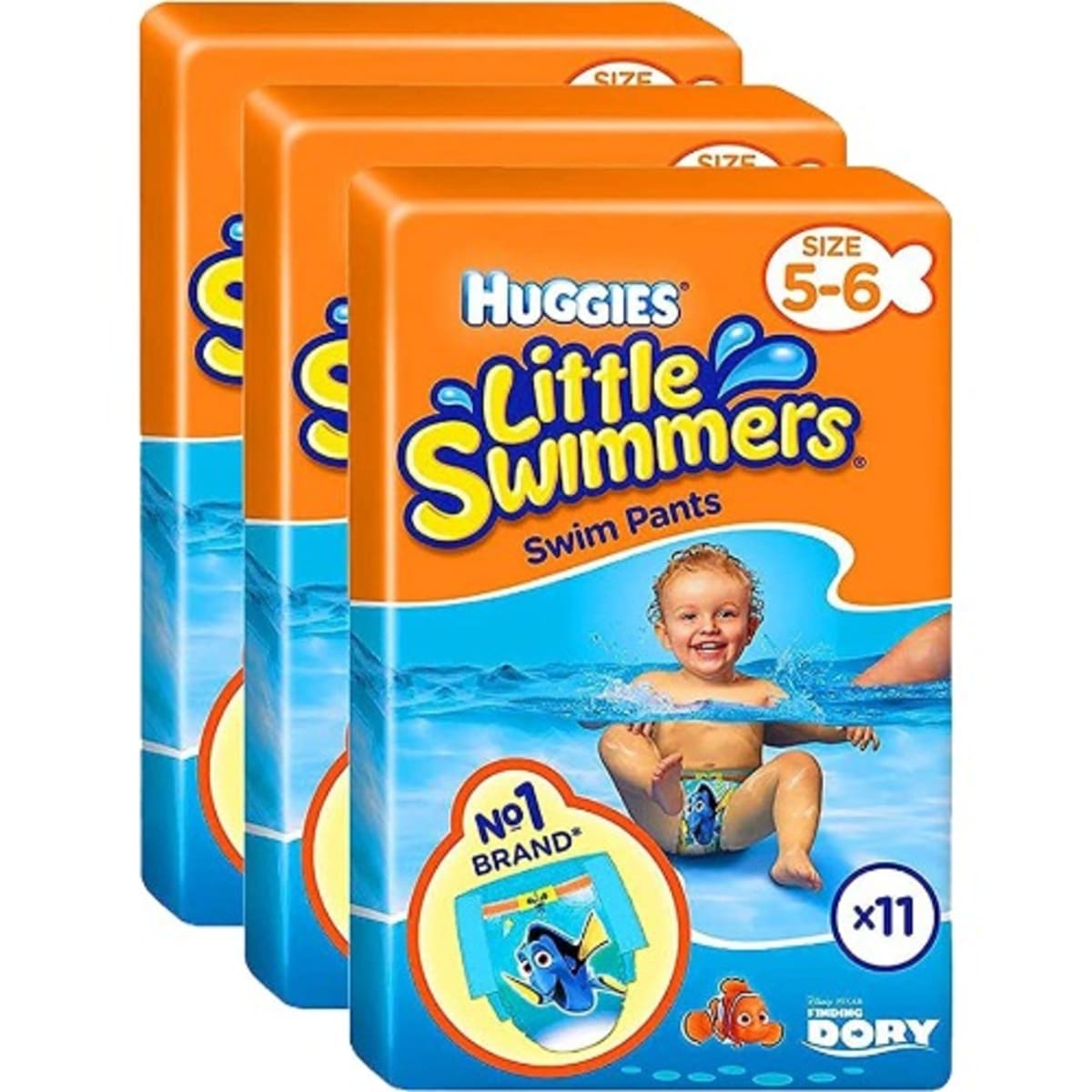 Huggies Little Swimmers Baby Swim Diaper Pants Size 5 6 12