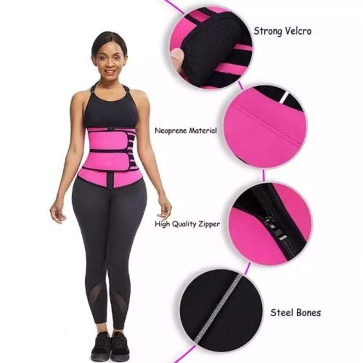 N & G Waist Trainer With Double Belt