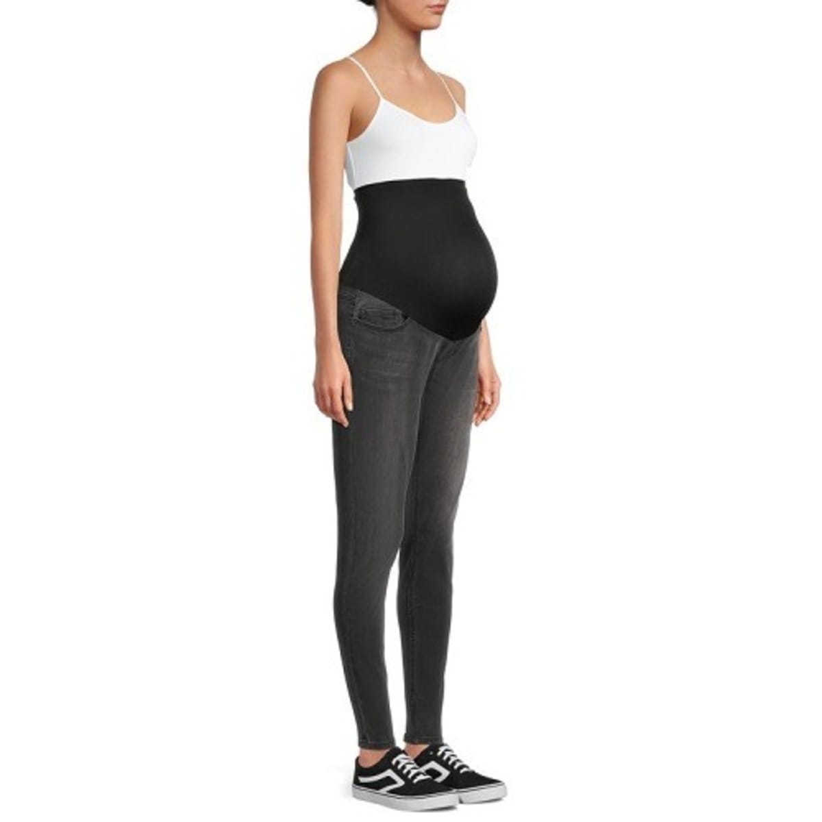 Maternity Full Panel Skinny Jeans - Black